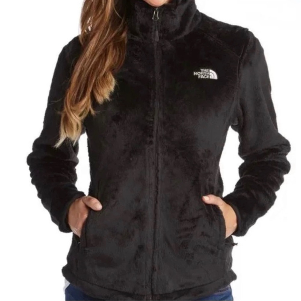 The North Face Soft Fleece Black Zip Front Jacket Size XS
